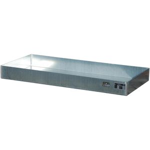 BAUER Auffangwanne KGW-P 4, aus verzinktem Stahl, 120 x 60cm, Kleingebindewanne, 68 Liter