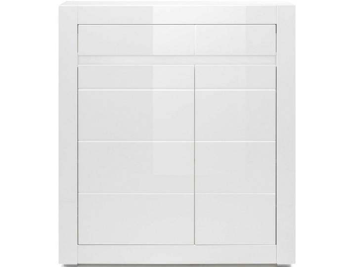 Home affaire Kommode Carat, Breite 100 cm, wird mit 2 Leisten geliefert (weiss und grau)