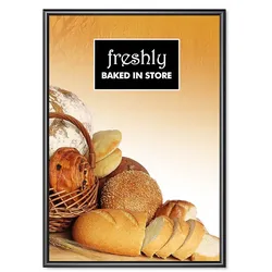 SHOWDOWN Displays Exposicionate Plakatrahmen schwarz 70x100 (25 mm) KR70x100G25C9005