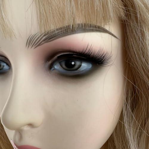 20 Paar flauschige Nerzwimpern mit natürlichem Aussehen und Volumen
