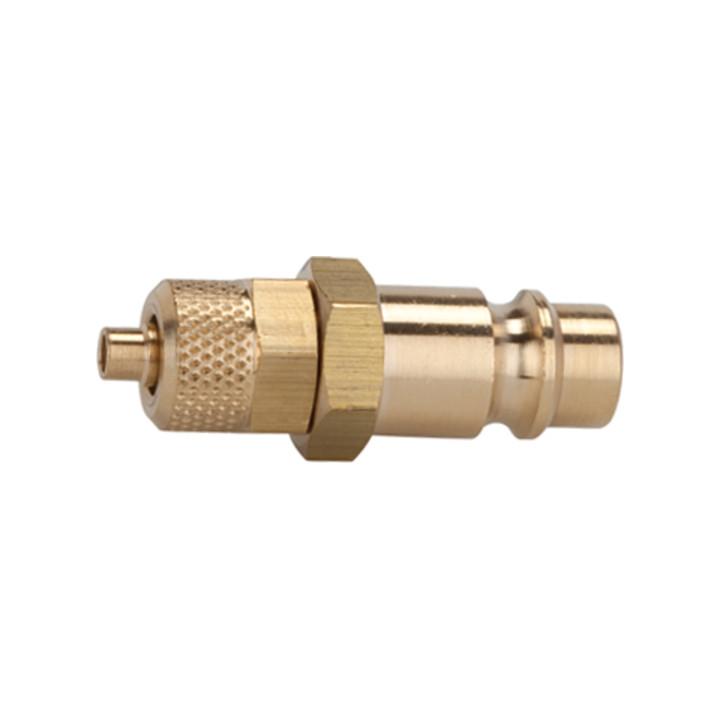 Riegler Nippel für Kupplungen NW 7,2 - NW 7,8, MS blank, für Schlauch 6x4 (243216)