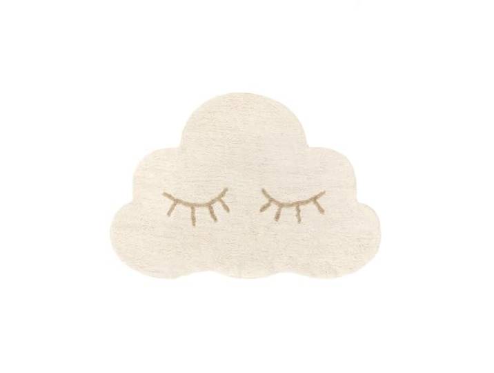 RugVista Sleepy Cloud Kinderteppich, 100 x 150 cm, Off Weiß/Beige Niedriger Stapel, Maschinenwäsche, Oeko-Tex 100, Ohne gefährliche Chemikalien, Kinderzimmer