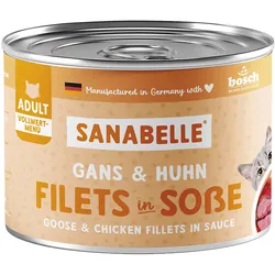 Sanabelle Gans & Huhn mit Karotte 6x180 g