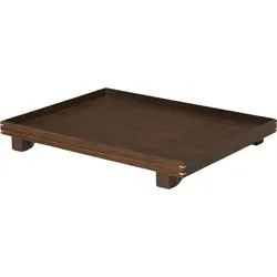 Bon Tablett 47 cm dunkelbraun aus Holz