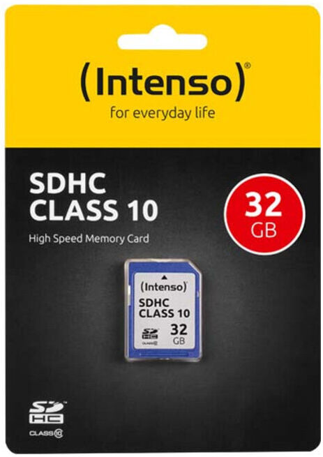 Intenso Carte SDHC 32 Go 40 Mo/s lecture 10 Mo/s écriture (3411480)