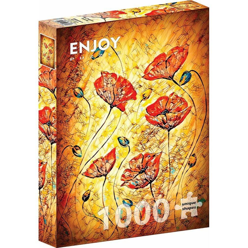 Puzzel Rode klaprozen 1000 stukjes