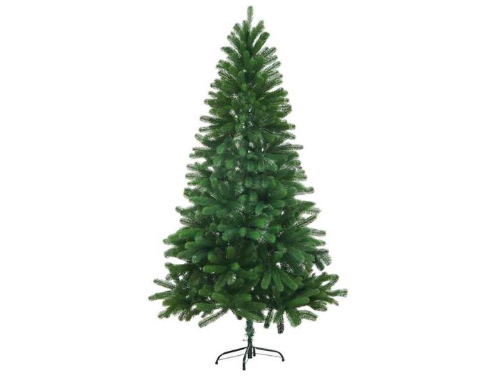 vidaXL Weihnachtsbaum Künstlicher Naturgetreue Nadeln 150 Cm Grün, Kunststoff, 150 cm, Dekoration, Weihnachtsdekoration, Christbäume & Zubehör