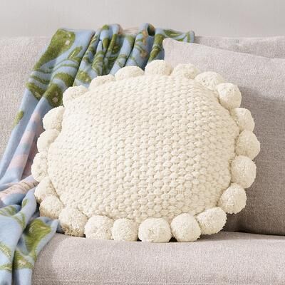 Elsa Pom Pillow - Grandin Road