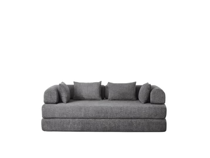Grinvok 200cmSchlafsofa 4-in-1 Boneless Couch, Keine Montage, Wohnzimmer-Couch mit Schlaffunktion,