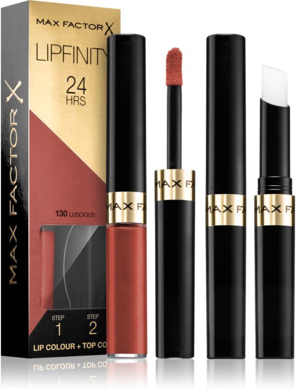 Max Factor Lipfinity Lip Colour rouge à lèvres longue tenue avec baume teinte 130 Luscious