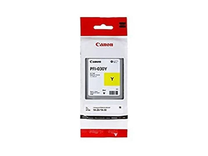 CANON CARTUCHO Tinta Amarillo PFI-030 AMARILLO/55ML/ Compatible Plotter TA-20\, TA-30