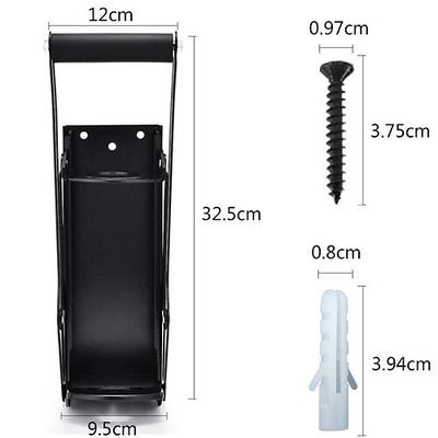 Metall-Dosenzerkleinerer Wandmontierte dickere Metallarme Hochleistungs-Aluminium-Dosenzerkleinerer für das Recycling 16-Unzen-Plastikflaschen-Getränkedosenzertrümmerer 4 Befestigungsschrauben