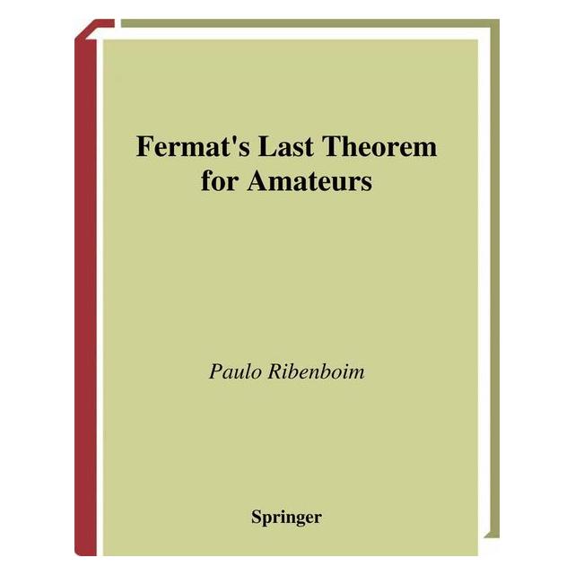 Springer Ribenboim,P.:Fermats Last Theorem (63059409)