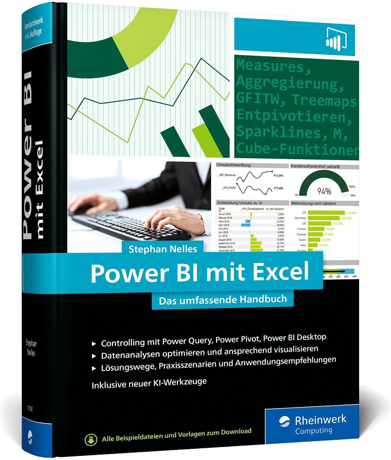 Stephan Nelles - Power BI mit Excel: Das umfassende Handbuch. Controlling und Business Intelligence mit Power Query, Power Pivot, Power BI. Für alle Excel-Versionen. Ausgabe 2024 - Preis vom 11.10.2026 15:43:13 h