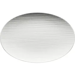 ROSENTHAL Mesh Platte oval, coup, Länge: 250 mm, weiß