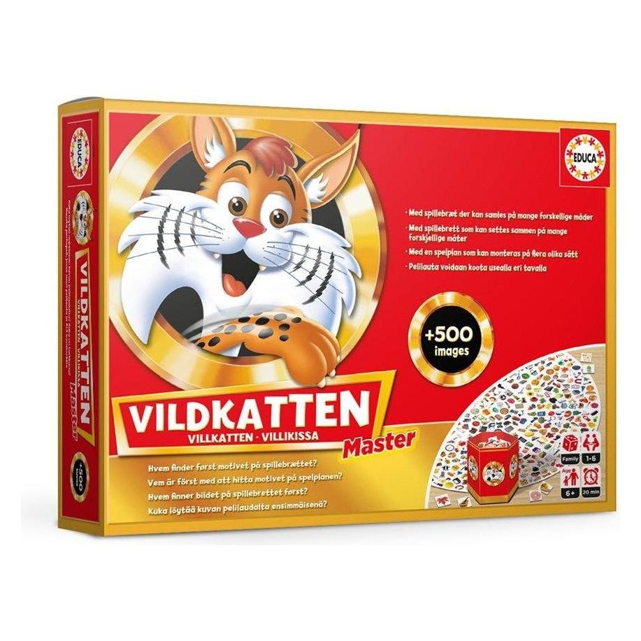 Educa Vildkatten 500 (Dänisch, 1 - 5 Spieler) (015018)