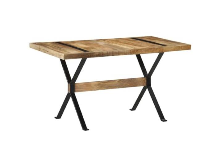 Makastle Esstisch 140x70x76 cm Raues Mangoholz