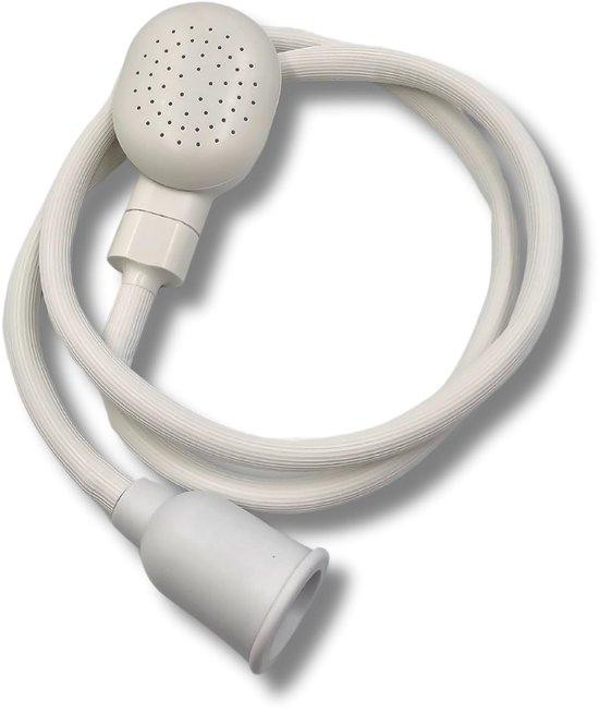Ibenzoa Handdouche-set met 140 cm slang en verstelbare straal