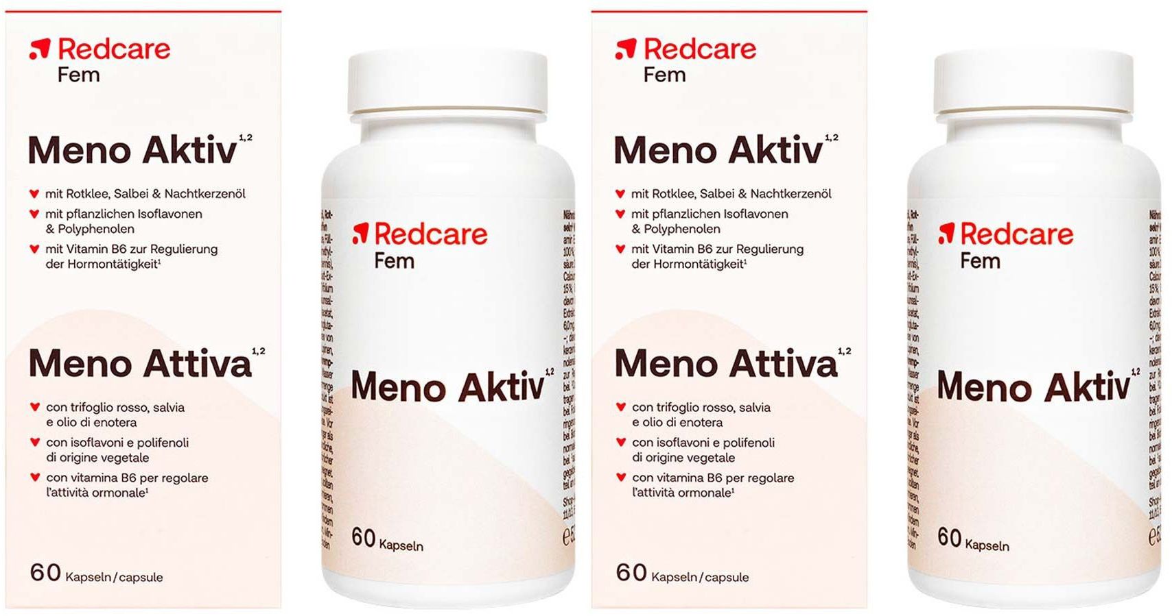 Redcare Fem Meno Aktiv x3 3x60 St Kapseln
