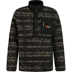 Protest PRTBROWSER OUTDOOR Fleeceshirt Herren | Gr. M | schwarz - schwarz