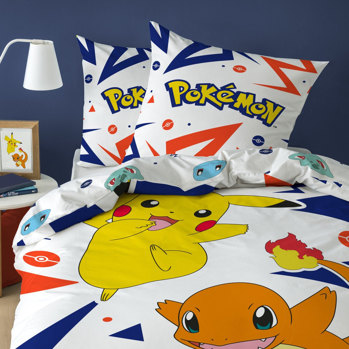 Pokémon Dekbedovertrek Ziggy voor kinderen - 140 x 200 cm