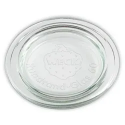 1001 Tables Weck-Deckel aus Transparentem Glas - Ø6 x 1 cm - x50