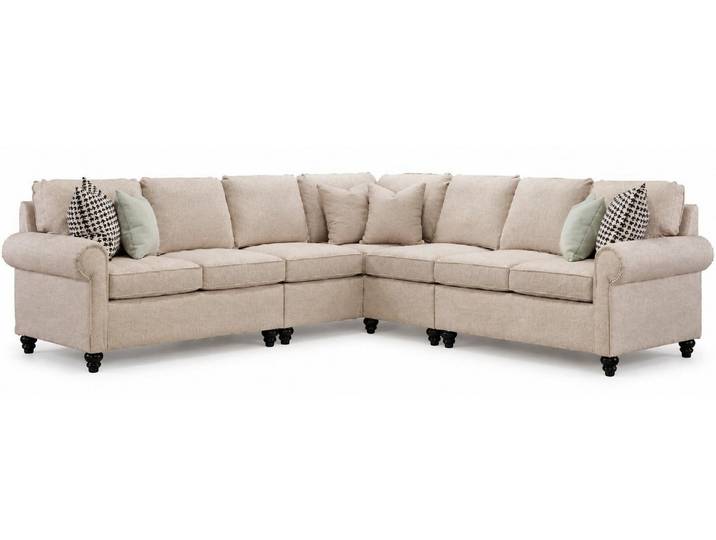 JVmoebel Ecksofa Beiges luxuriöses Ecksofa L-Form Wohnzimmer Bequem Weich Modern, 1 Teile, Bequem und weich