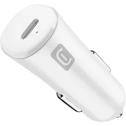 Cellularline USB-C Car Charger 20W - iPhone 8 or later, Auto Adapter, Weiss