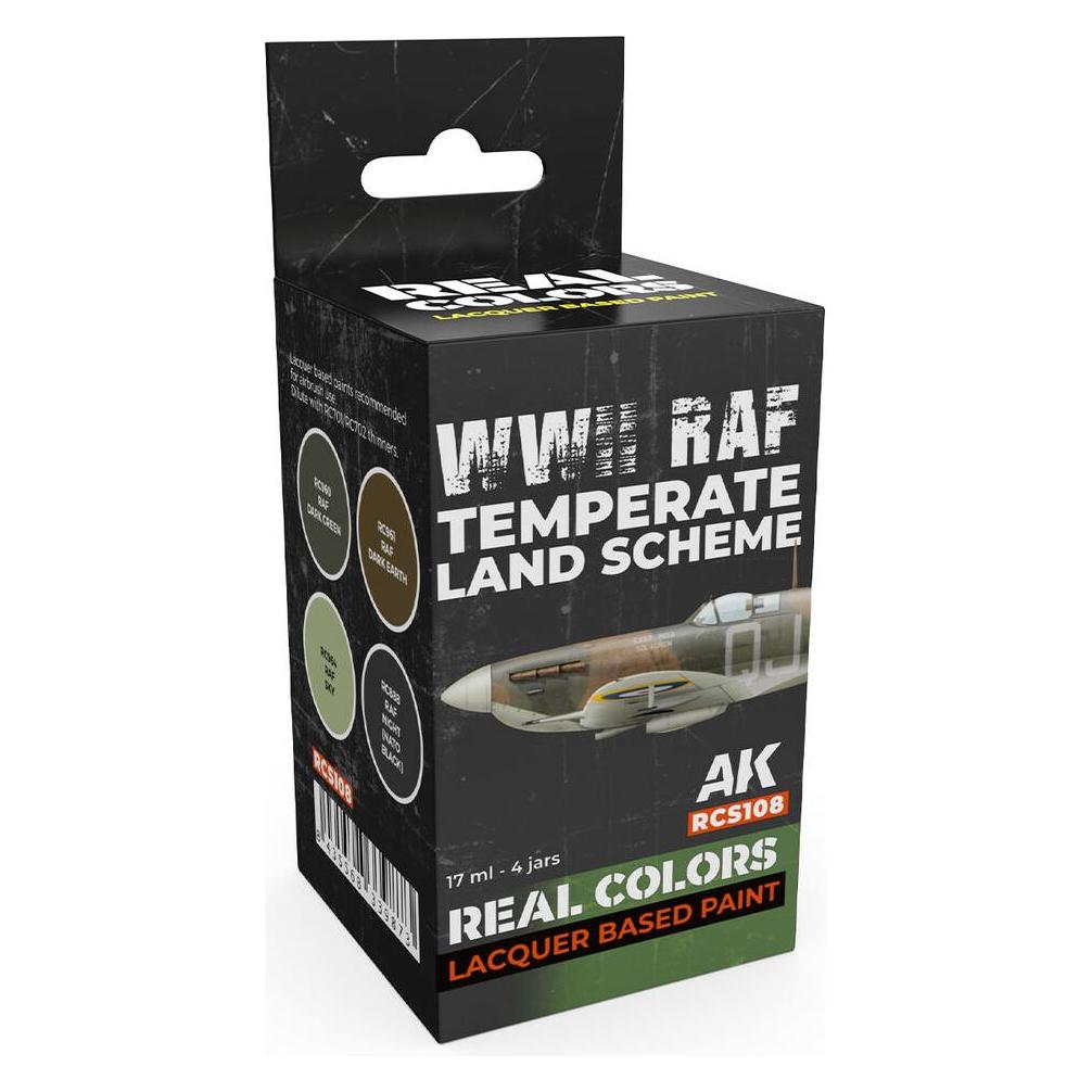 AK Interactive WWII RAF Temperate Land Scheme SET (RCS108)