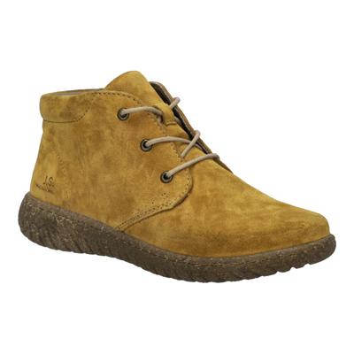 Stiefelette JOSEF SEIBEL "Angelina 07, senf", Damen, Gr. 38, gelb (senf), Obermaterial: 100% Rindsleder Leather cow., Schuhe Stiefelette