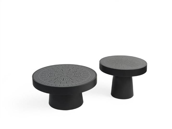 Xlmoebel Couchtisch Luxus Beistelltisch aus Holz für moderne Einrichtung (Packung, 2-teilig), Made in Europa