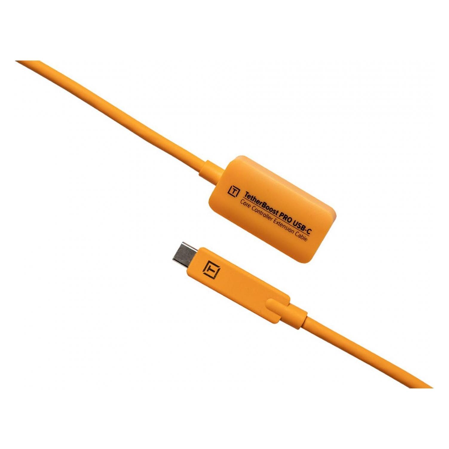 Tether Tools Tetherboost Pro, USB-C Core Extension (4.60 m, USB 3.2 Gen 2) (TT TBPRO3-ORG)