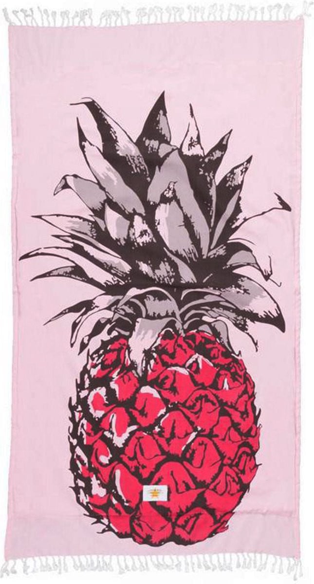 Mycha Ibiza Kikoy Strandlaken Ananas Roze