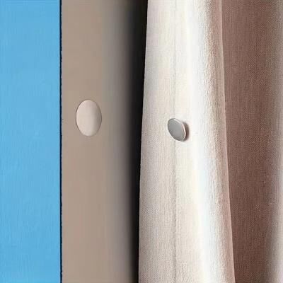 Inspired Finds Modern Metal Magnetic Curtain Hooks Wall Mounted Magnetic Buckles For Easy Curtain Holdback 1 Pair 25mm
