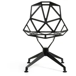 Magis Chair One 4Star, drehbar, schwarz
