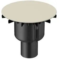 Bette BetteAir Ab-/Überlaufgarnitur B599-006 jasmin, für Duschfliese