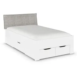 rauch Bett »Aditio Beds« - 126x216x100cm - weiß -