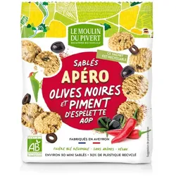 Apéro Kekse - schwarzen Oliven & Piment d'Espelette 100g