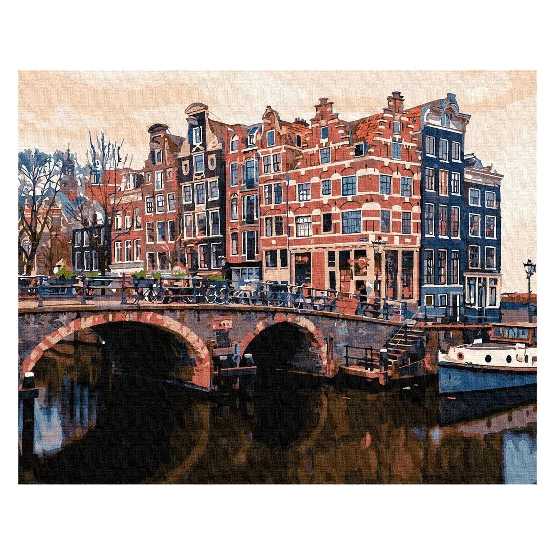 Malen nach Zahlen - Charmantes Amsterdam 40x50 (488467)