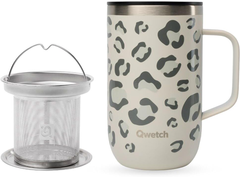 Qwetch  - Mug Tisanière 470 ml Wild Sable - Mug