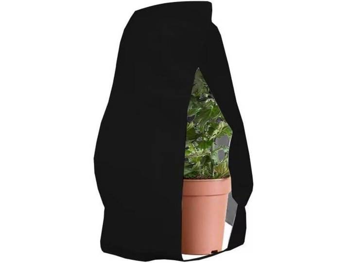 Winterschutzhaube für Pflanzen 80 x 120 cm Schwarz