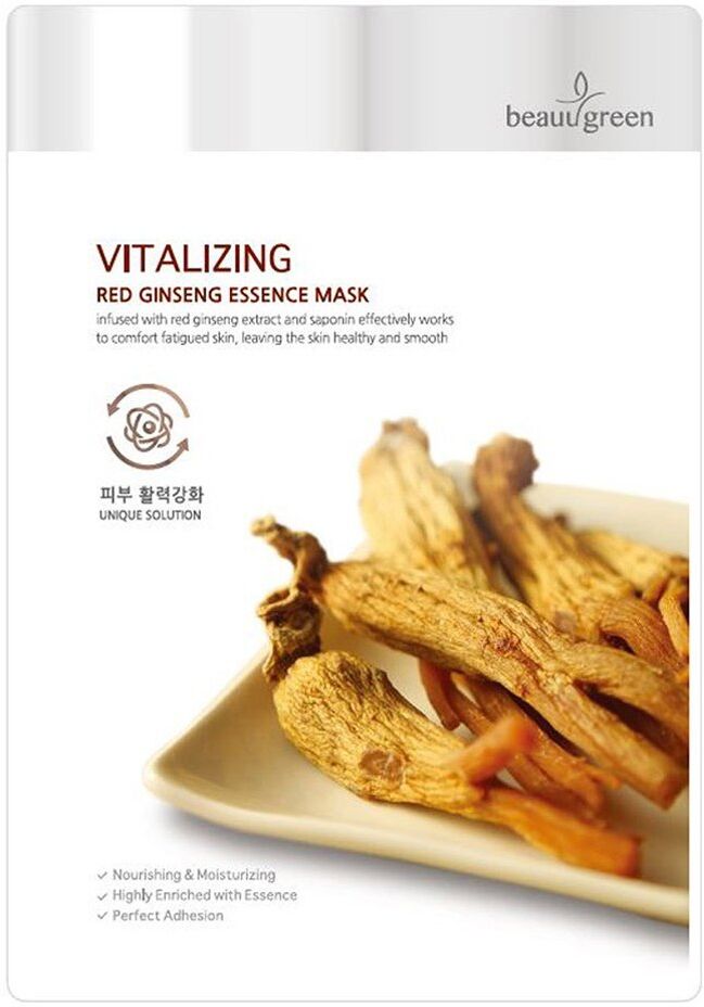 BEAUUGREEN Red Ginseng Essence Mask 23g