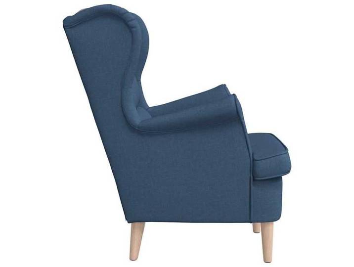 Fauteuil bleu 74x84x100 cm tissu_2 ans garantie_58253