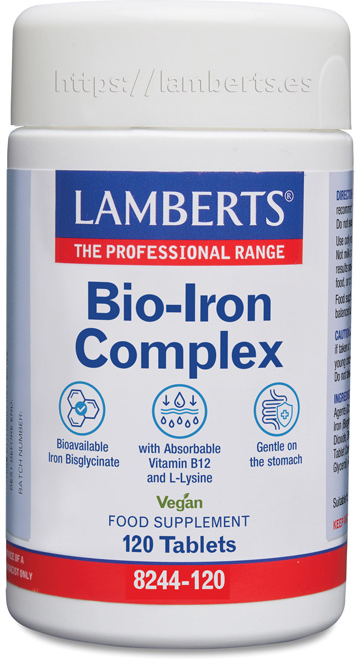 Lamberts Bio-Iron Complex Vegan 120 Tablets