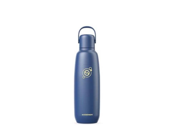 Sodastream Fizz & Go Gourde Isotherme Inox 0\,9L Bleu Sodastream Fizz & Go Gourde Isotherme Inox 0\,9L Double Paroi\, Garde Chaud/Froid 12h Bleu