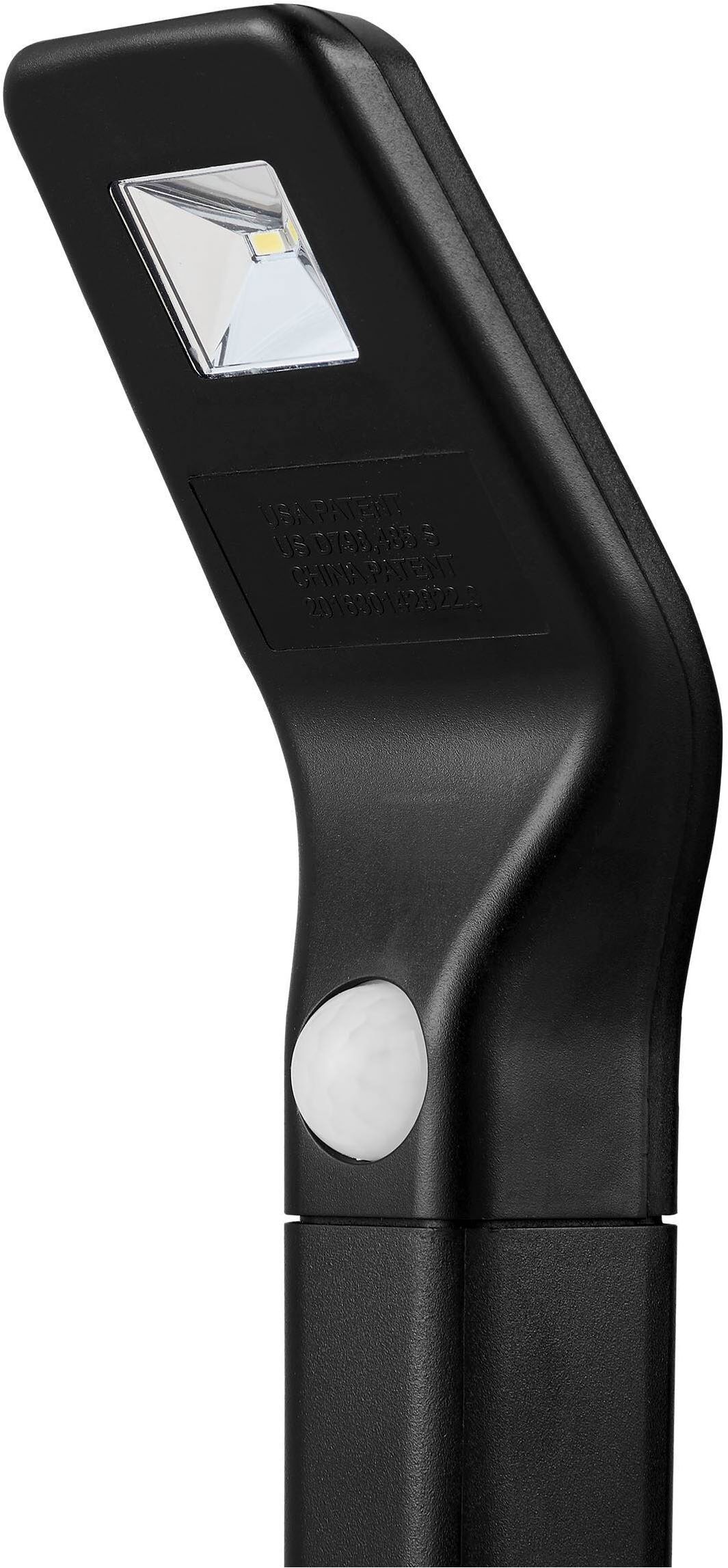 LED Solarleuchte EGLO "Z_Solar Solarleuchte, Außenleuchte, Außenbeleuchtung. Erdspiess, Lampe", schwarz, B:5cm H:35cm L:7cm, Leuchten, LED Solarleuchte, Solarlampe mit Sensor, in schwarz, Außenlampe, Lampe