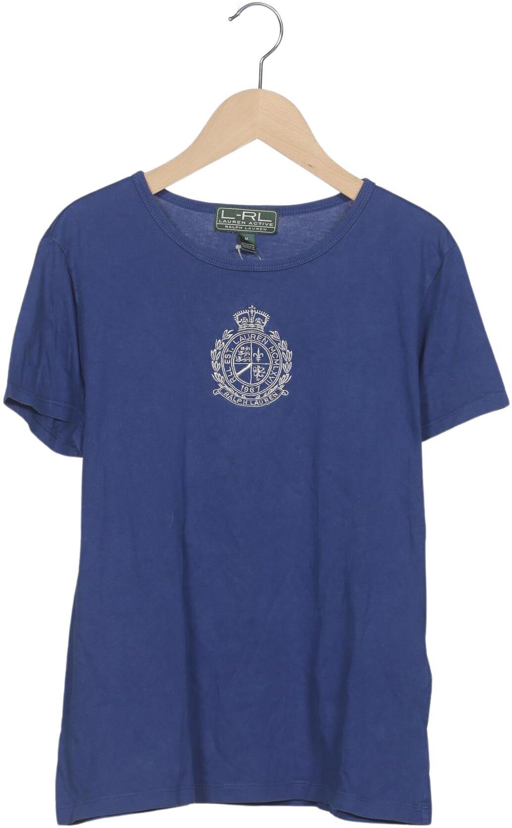 Lauren Ralph Lauren Damen T-Shirt, Blau, Gr. M, Baumwolle - Second Hand
