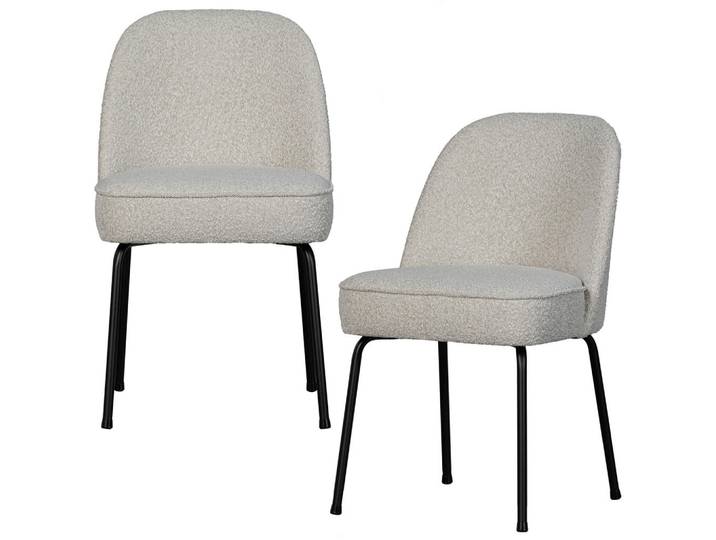 Livetastic Stuhl-Set Vogue, Natur, Rundrohr, 50x83x57 cm, Esszimmer, Stühle, Esszimmerstühle, Esszimmerstühle-Set