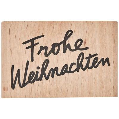 Stempel Frohe Weihnachten, 100%