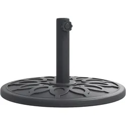 vidaXL Sonnenschirmständer für Ø38/48 mm Mast 12 kg Rund